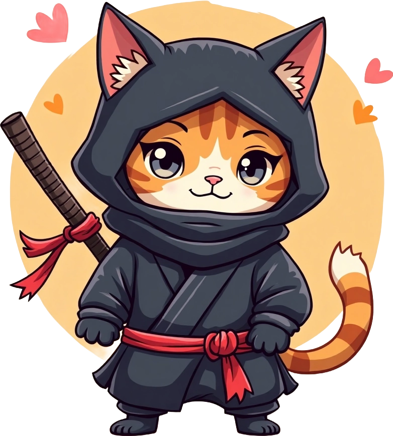 Ninja Cat Warrior